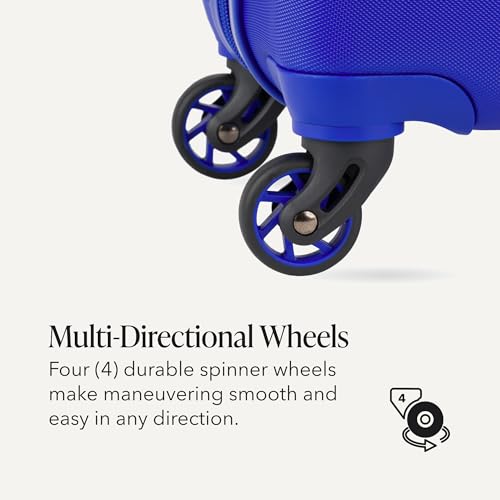 Image of SwissGear 7366, Cobalt, Checked-Large 27-Inch, Signature Hardside Expandable Luggage With Spinner Wheels