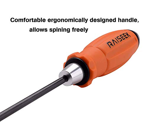 Raiseek Gun Cleaning Rod 1 Piece Carbon Fiber 36 Inch, Pistol Rifle Cleaning Rod (36 Inch 6mm Diameter .27-.45 Cal )