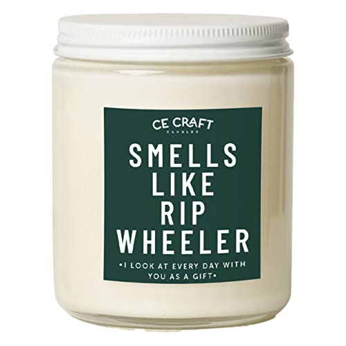 C&E Craft - Smells Like Rip Wheeler Candle - Flannel Pine Scented All Natural Soy Wax - Gift for Her - Girlfriend Gift - Yellowstone (16 oz)