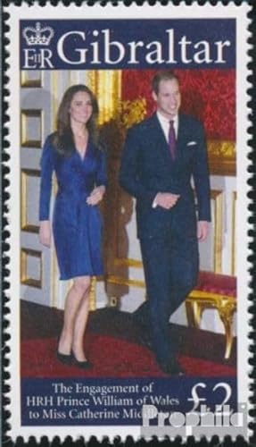 Gibraltar 1404 (complete.issue.) unmounted mint/never hinged ** MNH 2011 engagements Prince William (Stamps for collectors) British royal family (Diana, Charles, Elisabeth ..)