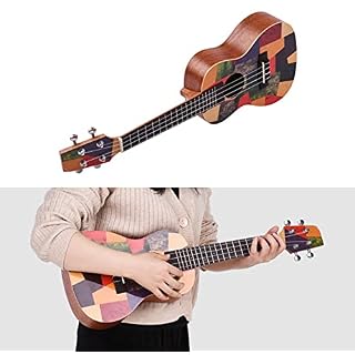 YUTRD ZCJUX Ukulélé de Concert Acoustique de 23 Pouces Ukelele en Bois Plateau en épicéa coloré avec Rembourrage de 10… - Les Beatles, Paul McCartney, John Lennon, RIngo Starr, George Harrison YUTRD ZCJUX Ukulélé de Concert Acoustique de 23 Pouces Ukelele en Bois Plateau en épicéa coloré avec Rembourrage de 10… – Image 5