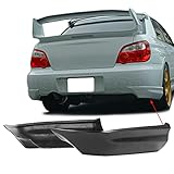 GT-Speed Compatible with/Replacement for Rear Bumper Lip, OE Style PU Rear Lip Guards Spats Aprons Black, Fits 2005 2006 2007 Subaru Impreza WRX STi 4-Door Sedan (Not Compatible with Wagon)