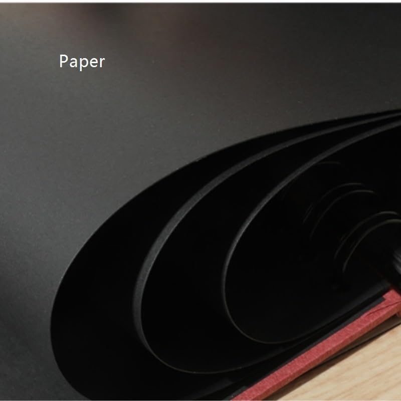 Travel Growth Commemorative Book ﻿ A5 Horizontal Version Creative DIY Album Scrapbook Self Made Commemorative Album Applicable to photos, receipts, star cards, etc(Gray)