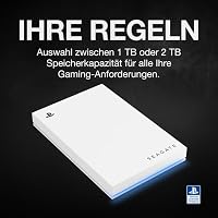 Seagate Game Drive SSD 2TB, PS4/5, Playstation 5/4, USB 3.0, weiß, inkl. 2 Jahre Rescue Service, STMH2000200 – Ansicht 7