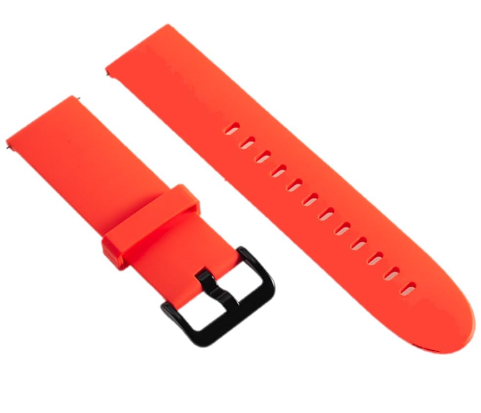 Panda Bobo for Reflex Active Watch Strap Silicone Replacement Watch Band Series 4/5/6/7/9/10/12/13/14/15/16/23/26 (Orange) โ image 1