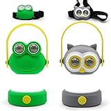 FANT.LUX Owl Camping Lantern and Headlamp with Frog Camping Lantern and headlamp for Kids, Battery P