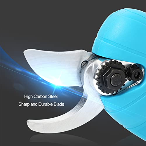 Lianai Tesoura de poda elétrica sem fio profissional 16,8 V com estojo de transporte Bateria de líti