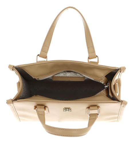 Tommy Hilfiger Monotype Mini Crossover : petit sac à main noir tendance avec sangle réglable
