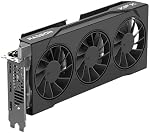XFX Swift AMD Radeon RX 9060XT OC Jeu de trois ventilateurs Edition avec 16GB GDDR6 HDMI 2xDP, AMD RDNA 4 RX-96TS316BA