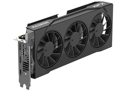 Image of XFX Swift AMD Radeon RX 9060 XT OC Triple Fan Gaming Edition with 16GB GDDR6 HDMI 2xDP, RDNA 4 RX-96TS316BA, Graphics Card, Compatible with Desktop PCs