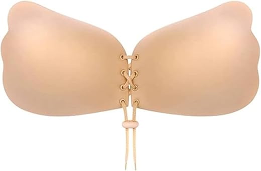 DClub Sticky Strapless Adhesive Bra Bra Reusable Self Adhesive Backless Bra Invisible Sticky Push up Silicone Bra for Women.