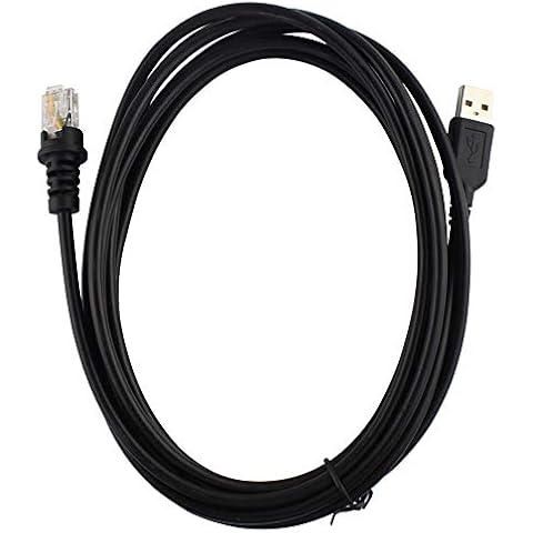 USB Cable for Honeywell Metrologic MS7120 MS9540 MS5145 Barcode Scanner Cover