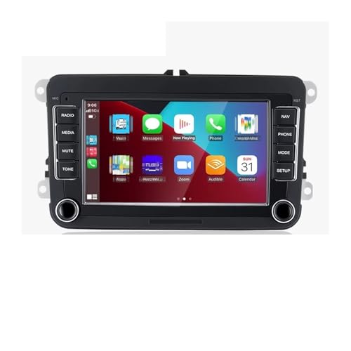 ���C�����X carPlay �A���h���C�h�����\�� �p��VW�p2 DIN Android�J�[���W�I�}���`���f�B�A�v���[���[GPS WiFi Carplay(2-32G-Carplay)