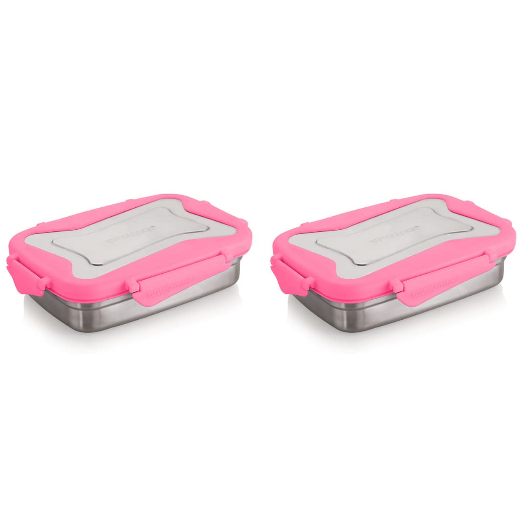 STEELLOCK Smart Stainless Steel Tiffin Lunch Box for Kids and Adults | Airtight & Leakproof | Square Tiffin Box for School & Office with Steel Lid | Romeo 250 ml 2 pc — Amazon image 30