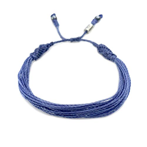 Periwinkle Awareness Bracelet - Stomach Esophageal Gastrointestinal Cancer IBS GERD Eating Disorders Bulimia Anorexia Nervosa Cause Jewelry for 6.5-7.5 Inch Wirst Handmade by RUMI SUMAQ