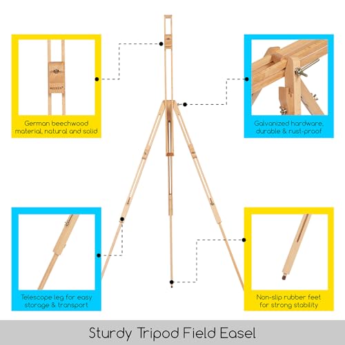 Meeden W07 Tripod Field Painting Easel thumb #3