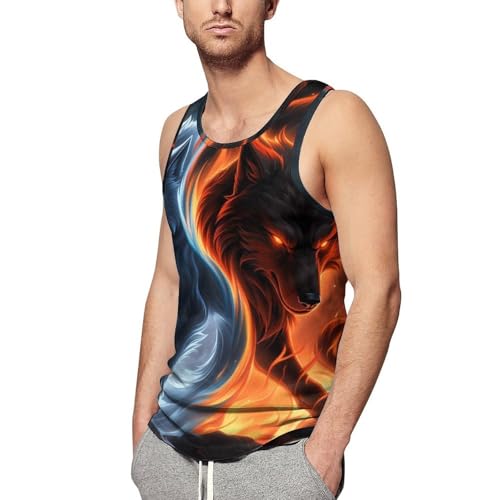 Supdreamc Hip-Hop Vest T-Shirts for Men Boys Teens Adult, Slim Fit T-Shirts4