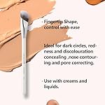 Albeaut Concealer Brush, Under Eye Makeup Small Angled Precision Face Blending Brush (193 concealer brush) - Image 2