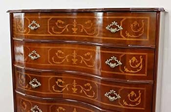 アンティーク調 7段チェスト 猫脚 ヨーロピアン 象嵌 Amazon｜チェスト 7段 木製 イタリア 猫脚 象嵌 完成品