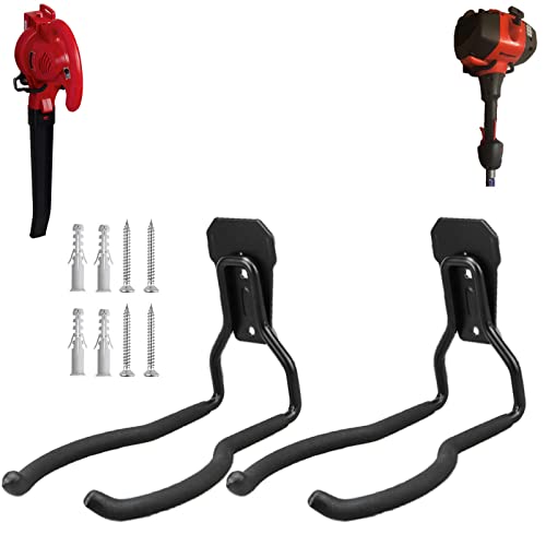 Juformin Weedeater Aufhänger, Rasentrimmer-Aufhänger, Unkrautfresser-Regal, Garagen-Wandhaken, Elektrowerkzeug-Halter für Garagenwand, Allzweckhaken für Garagenwerkzeug, Organizer und Aufbewahrung