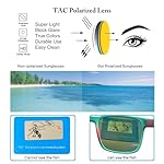 Jefoo Polarized Fishing Sunglasses for Men Women Kayaking Surfing Driving Lightweight Sports Sun Glasses UV Protection - Image 3