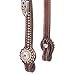 Weaver Leather Unisex Adult Sliding Ear Headstall, Brown, Horse US