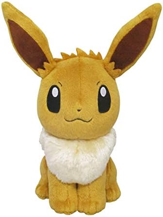 Sanei Pokemon All Star Series Eevee Stuffed Plush 8