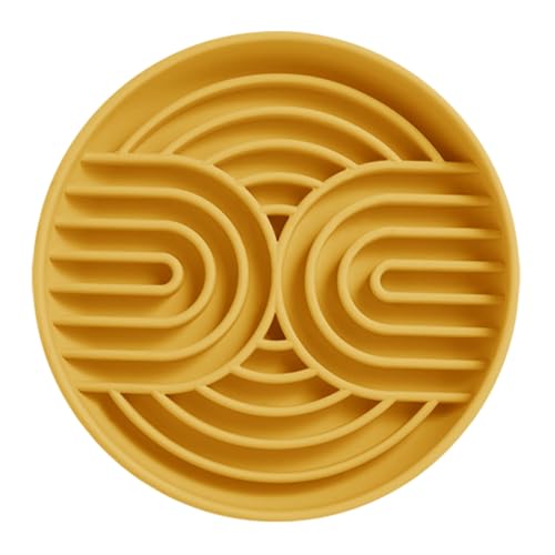 Slow Feeder Hundenapf Silikon Hundefutter Schüssel Puzzle Spielzeug Langsame Fütterung Schüssel um Schlucken Ersticken und Blähungen für Hunde u