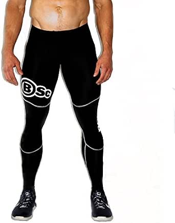 Amazon.com: Body Science Compression V5 Athlete Longs (Large) Black ...