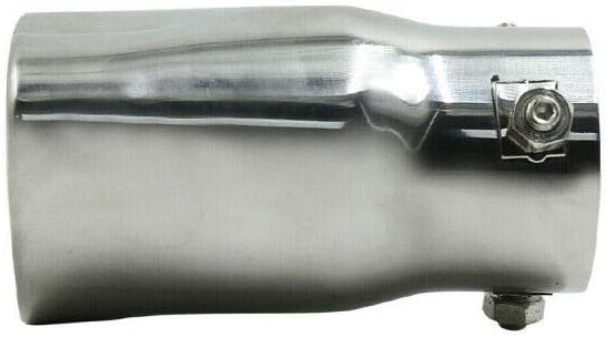 63mm Heart Shaped Tip Exhaust Pipe Muffler Tips for Car Stainless Steel