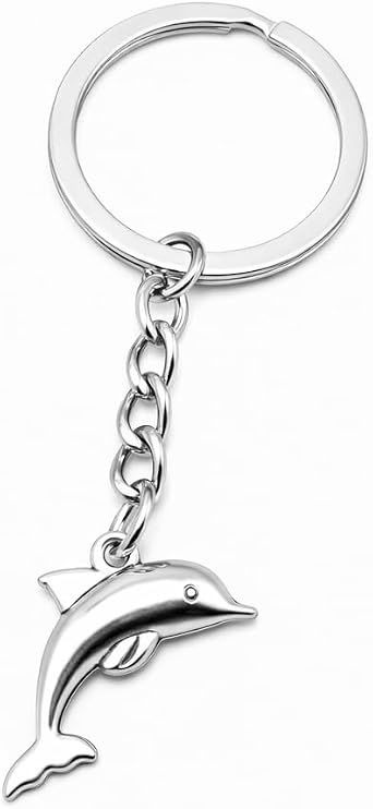 Dolphin Keychain Sea Animal Keychains Bag Charms for Women, Cute Key Chains Gifts for Dolphin Lovers,Girls,Friends