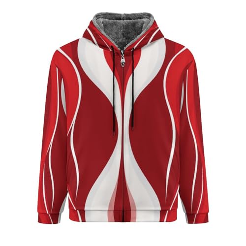 Vestes chaudes d'hiver pour hommes sweats à capuche à manches longues zippés tailles S à 5XL