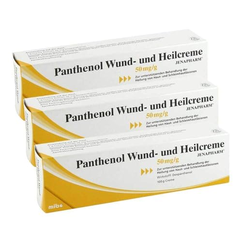 Panthenol Wund- und Heilcreme Jenapharm 3x100 g