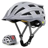 OutdoorMaster Gem II MIPS Bike Helmet with Light -...