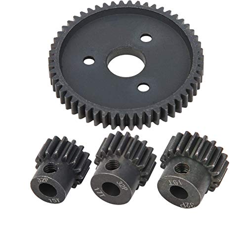 Engrenage principal en acier durci 1/10 54T couronne et pignons moteur voiture RC