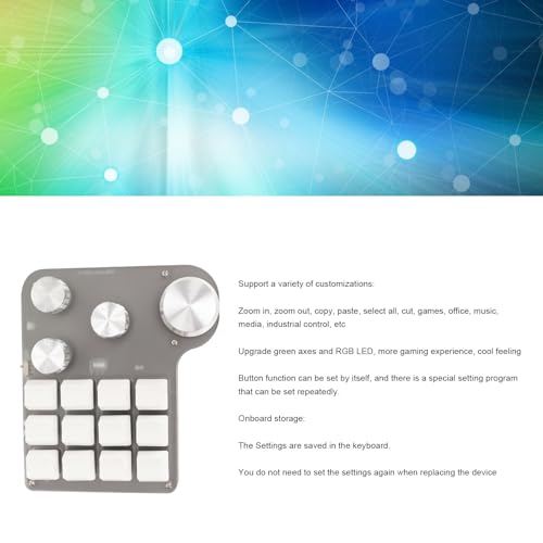 Teclado Gamer Locadencef65b7u12yq USB-C RGB miniatura 3