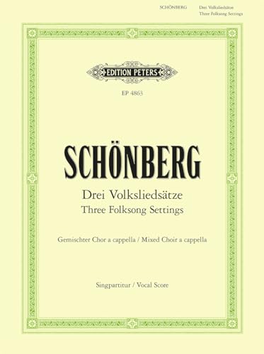 3 Folksong Settings for SATB Choir (Edition Peters)