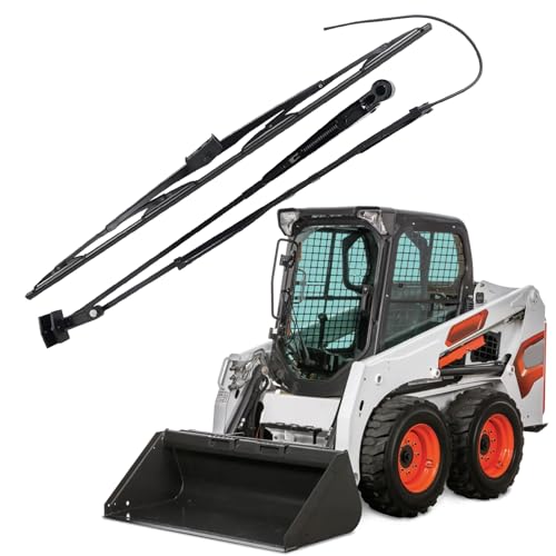 Aocies 7251263 7251264 Windshield Wiper Arm & Wiper Blade Compatible with Bobcat A770 S450 S510 S530 S550 S570 S590 S595 S630 S650 S740 T450 T550 T590 T595 T630 T650 T740 T750 T770 T870