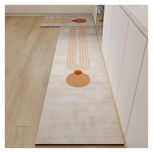 Tapis de sol cuisine moderne 2 pièces imperméable et lavable à l'eau - 2
