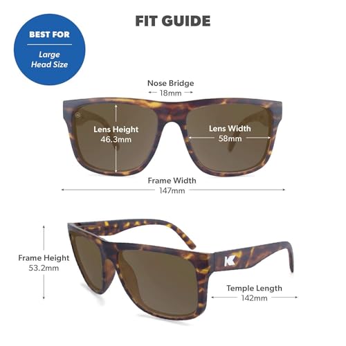 Image of Knockaround Large Polarized Sunglasses for Men & Women - UV400 Protection