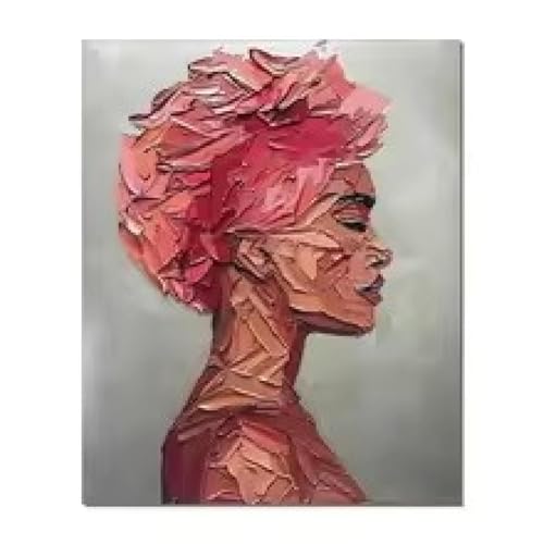 Art mural de salon XINBAO tableau rouge abstrait affiche murale 21x30 - 5