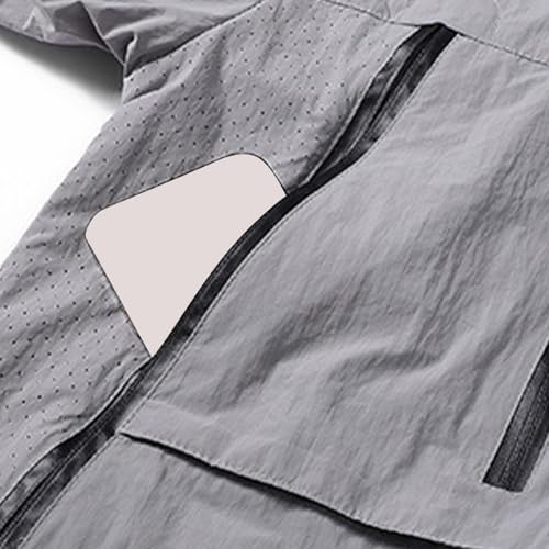 UPF 50+ Fishing Sun Shirt for Men Rash Guard UV SPF Long Sleeve Lightweight Cooling Zip Up Hoodies for Outdoor Hiking3