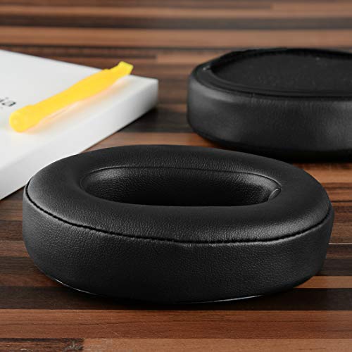Geekria Quickfit Protein Leather Replacement Ear Pads For Sony Wh-Xb900N Headphones Earpads, Headset Ear Cushion Repair Parts (Black) #TOP3
