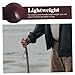 SECFOU Elegant Solid Wood Cane Head Knob Walking Stick Accessories Ergonomic Grip Replacement Stick Handle for Seniors
