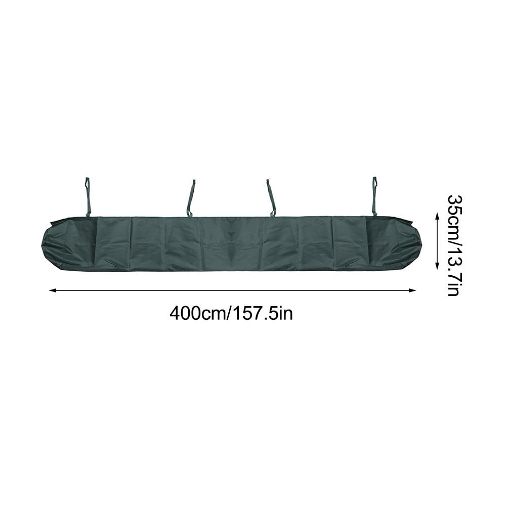 MiOYOOW Funda Protectora para Toldo Impermeable de Patio con Cubierta de Refugio y Bolsa de Almacenamiento