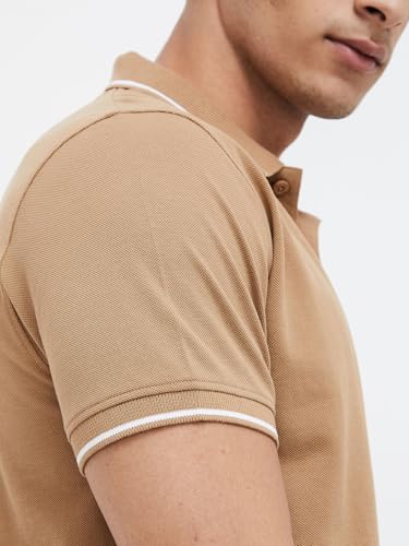 Image of Kappa Men Cotton Regular Fit Solid T Shirt