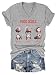 Nurse Pain Scale Shirt V Neck Pain Scale Opossum Shirt Funny Opossum T-Shirt