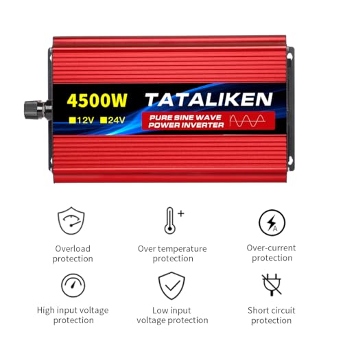 Convertisseur Pur Sinus 1600W : Solution aux Coupures Électriques pour Batterie 24V - 4