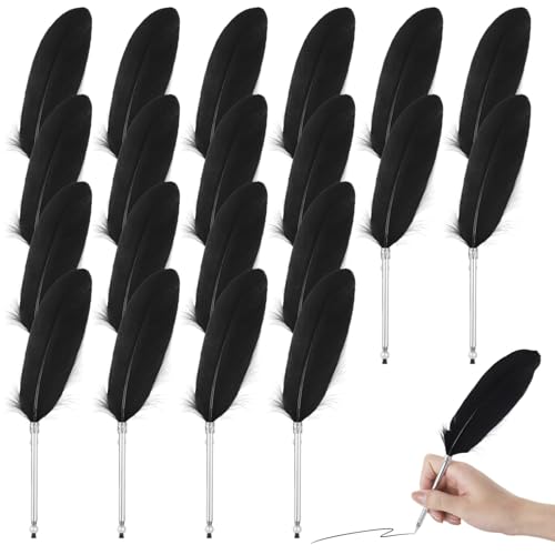 Stylos à bille à plume lot de 20 idées cadeaux invités mariage