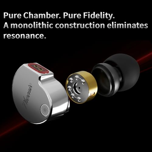Image of CCA Phoenix in-Ear Monitor Headphones - Dual-Magnet Dynamic Driver IEM with HiFi Clear Sound & Deep Bass, Full-Metal Professional Gaming Earbuds for Musicians, Singers, and Audiophiles(USB C Plug)